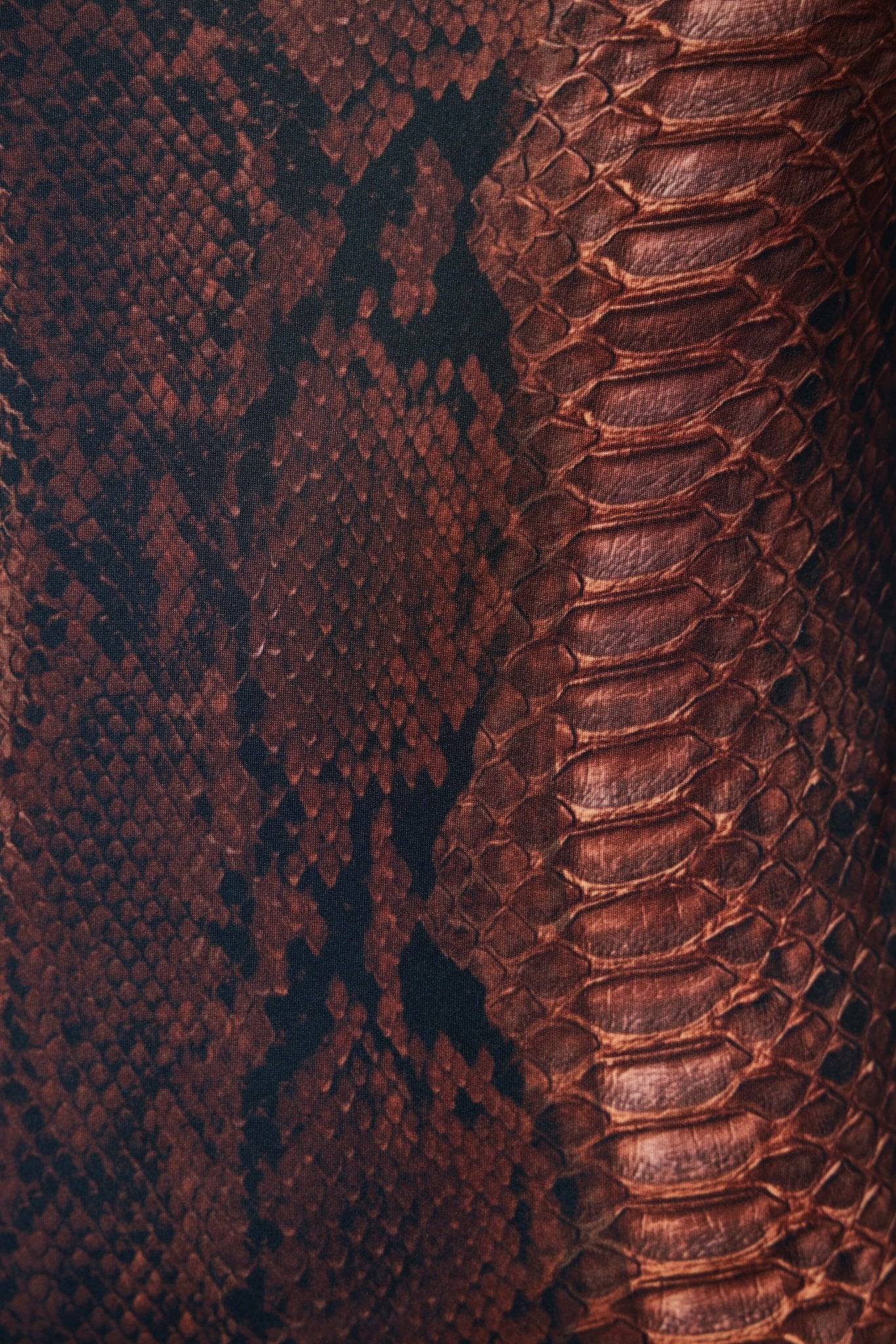 Printed Python Swimsuit