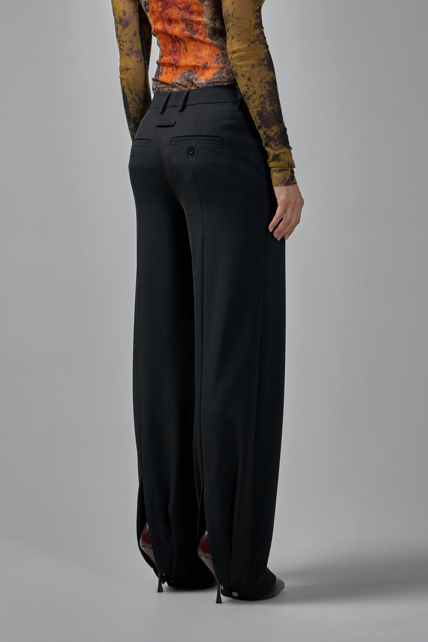 Tailoring Pants with Undershoe Straps