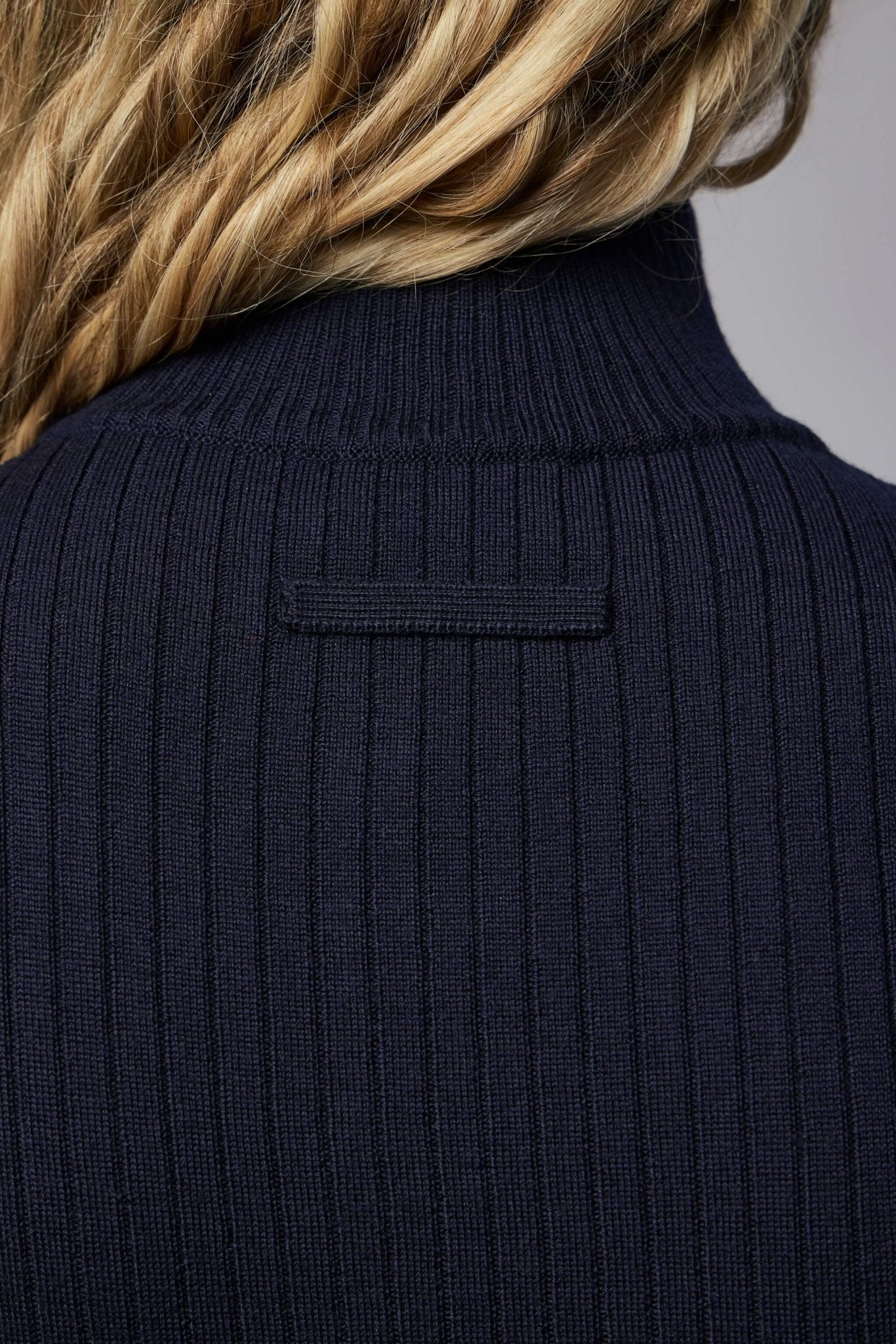 Merino Wool Flat Rib Sleeveless Gilet