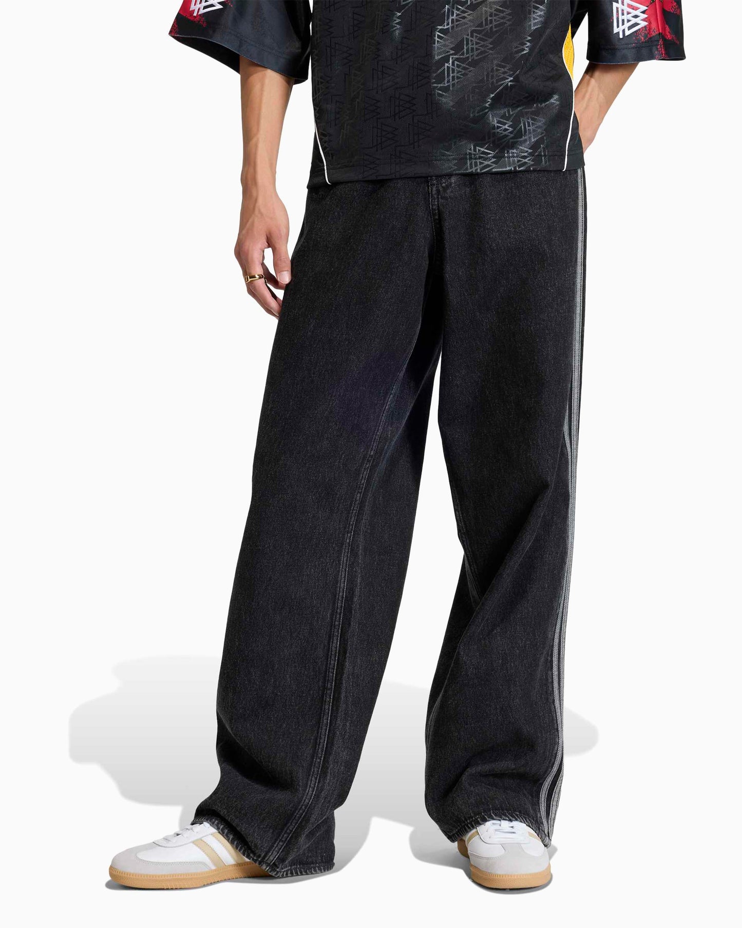Pantalones vaqueros Baggy adidas Originals Firebird Adicolor para hombre