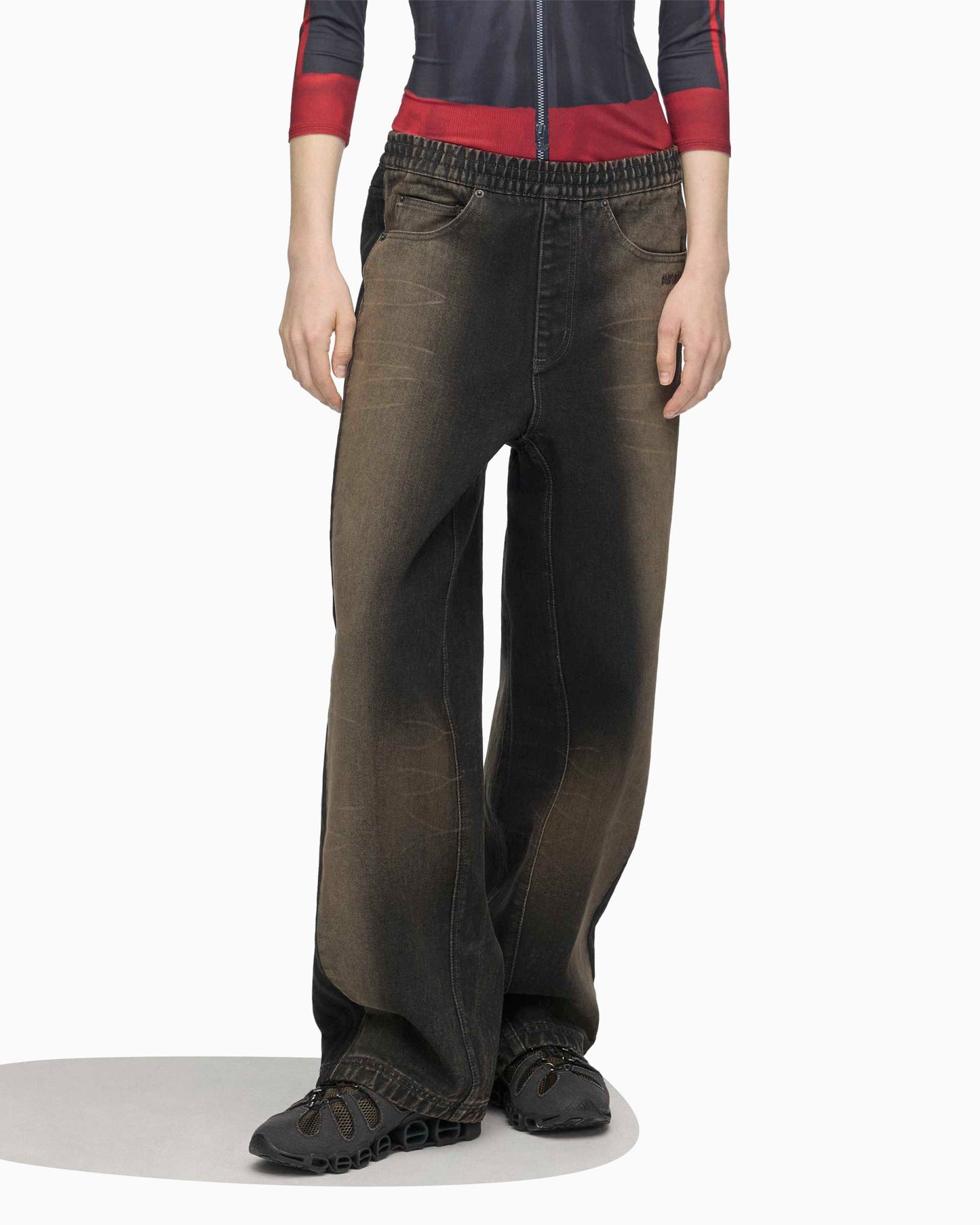 Pantalones vaqueros Baggy adidas Originals x AVAVAV para mujer