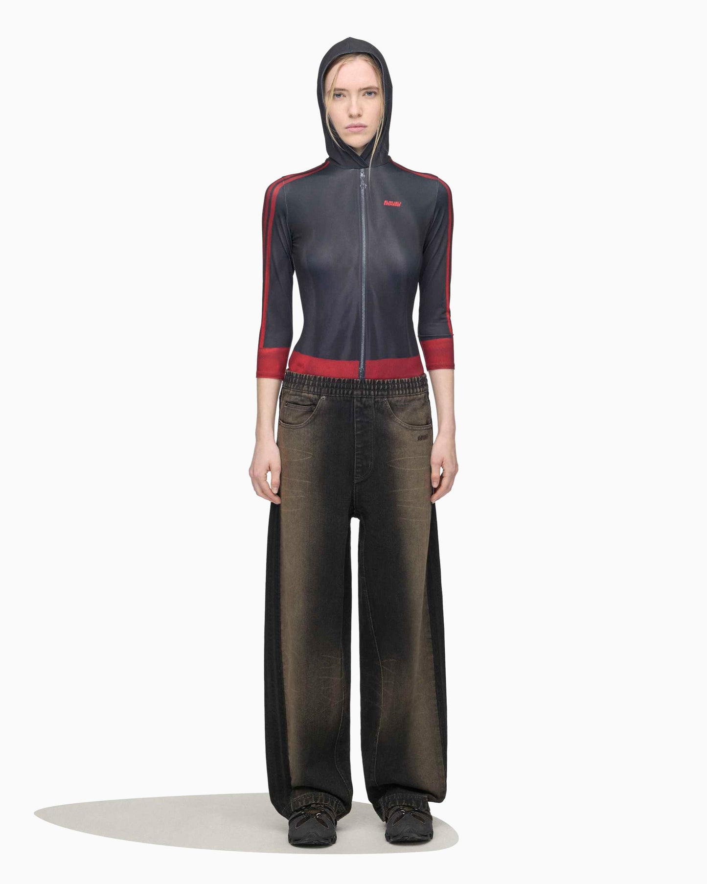 Pantalones vaqueros Baggy adidas Originals x AVAVAV para mujer