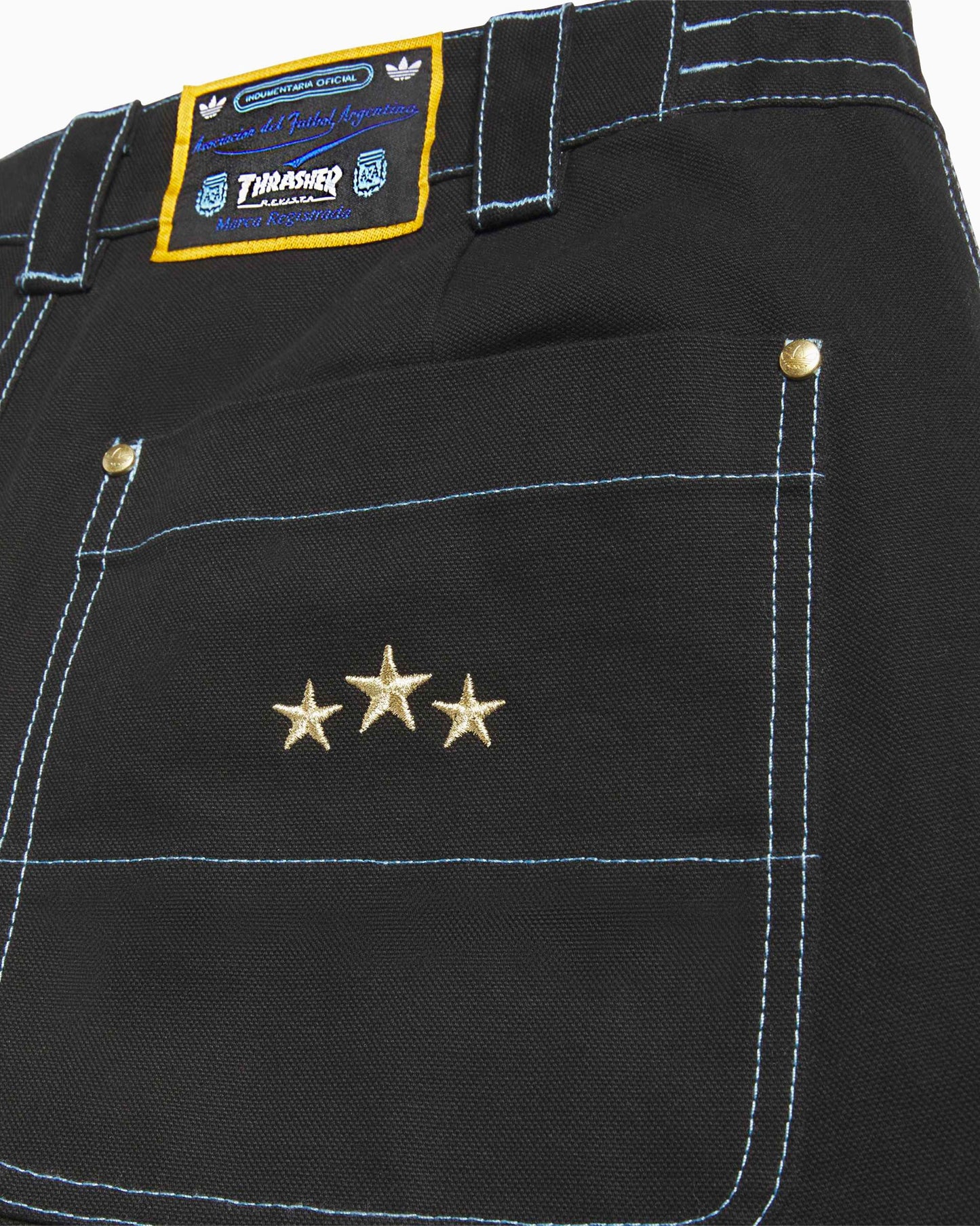 Pantalones vaqueros adidas Originals x Thrasher x AFA Argentina para hombre