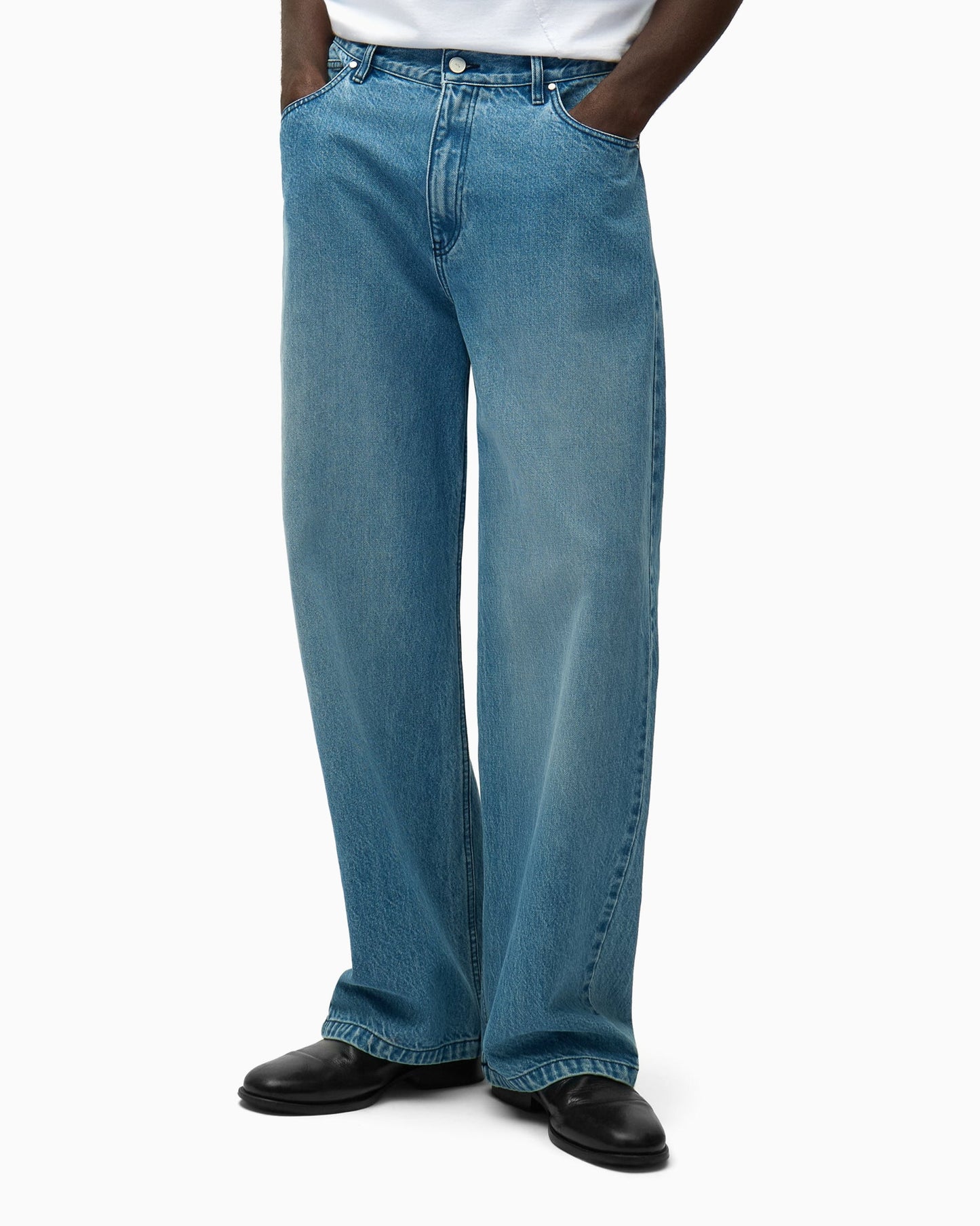 Pantalones vaqueros Baggy Relaxed Arte Antwerp Circle Logo para hombre