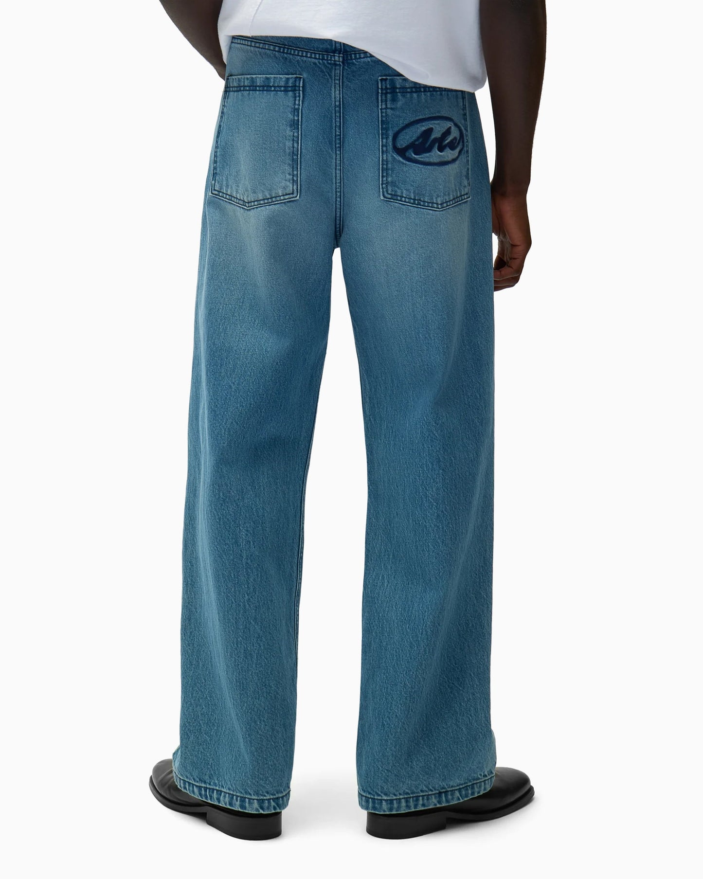 Pantalones vaqueros Baggy Relaxed Arte Antwerp Circle Logo para hombre