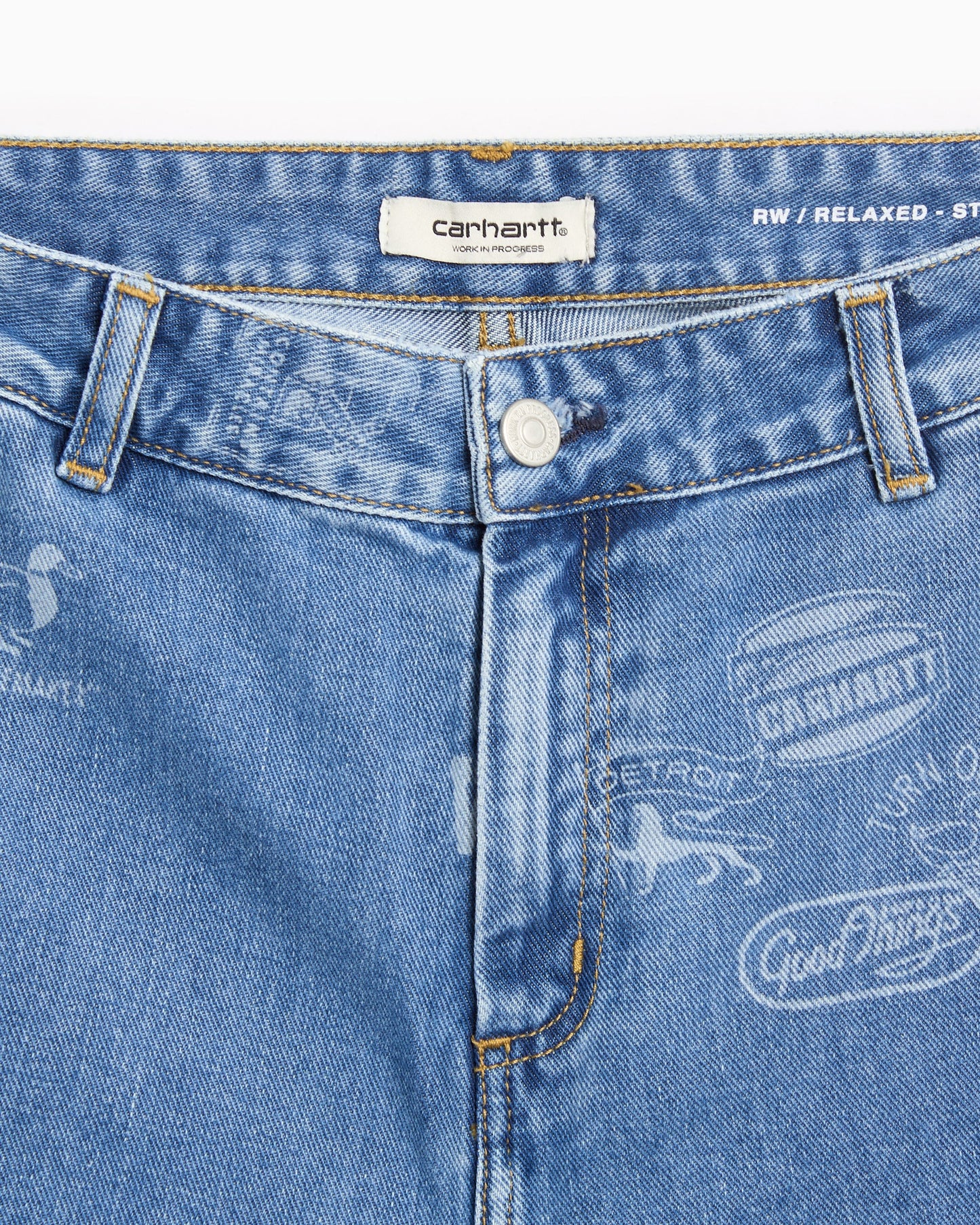 Pantalones vaqueros Carhartt WIP Stamp Women's Pants para mujer