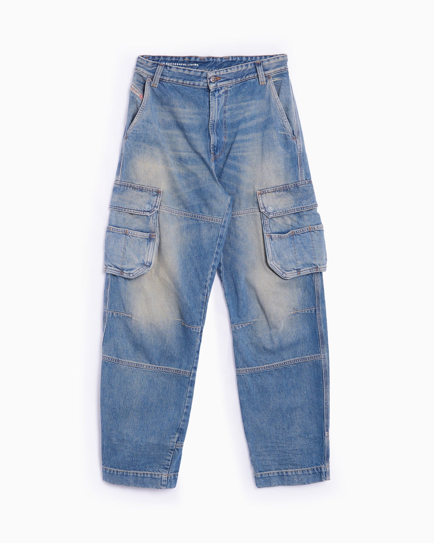 Pantalones vaqueros Cargo Relaxed Diesel D-Fish L.32 Women's Cargo Pants para mujer