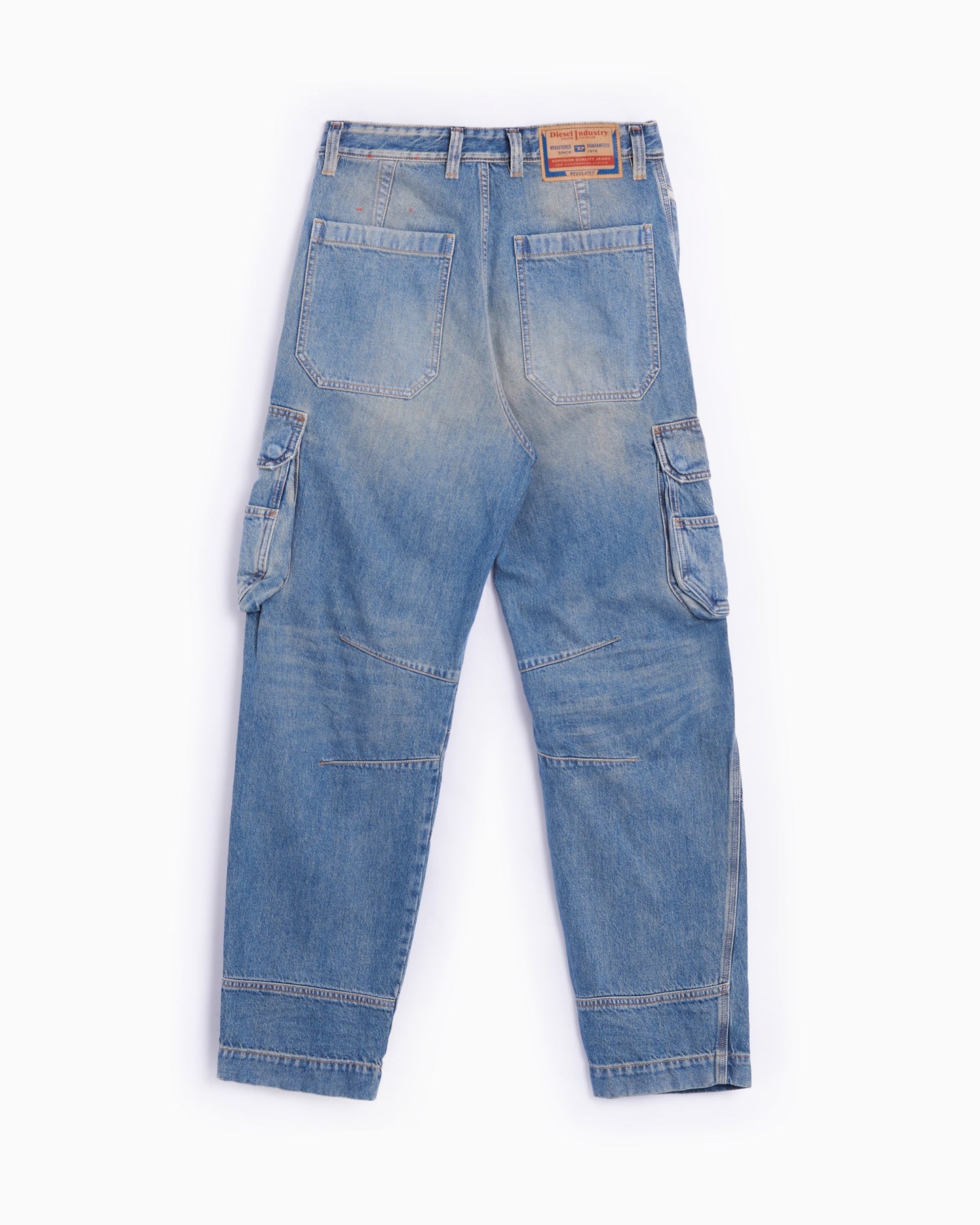 Pantalones vaqueros Cargo Relaxed Diesel D-Fish L.32 Women's Cargo Pants para mujer
