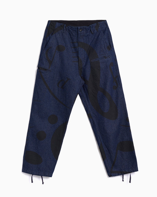 Pantalones vaqueros Chino Engineered Garments Indigo Music Note para hombre