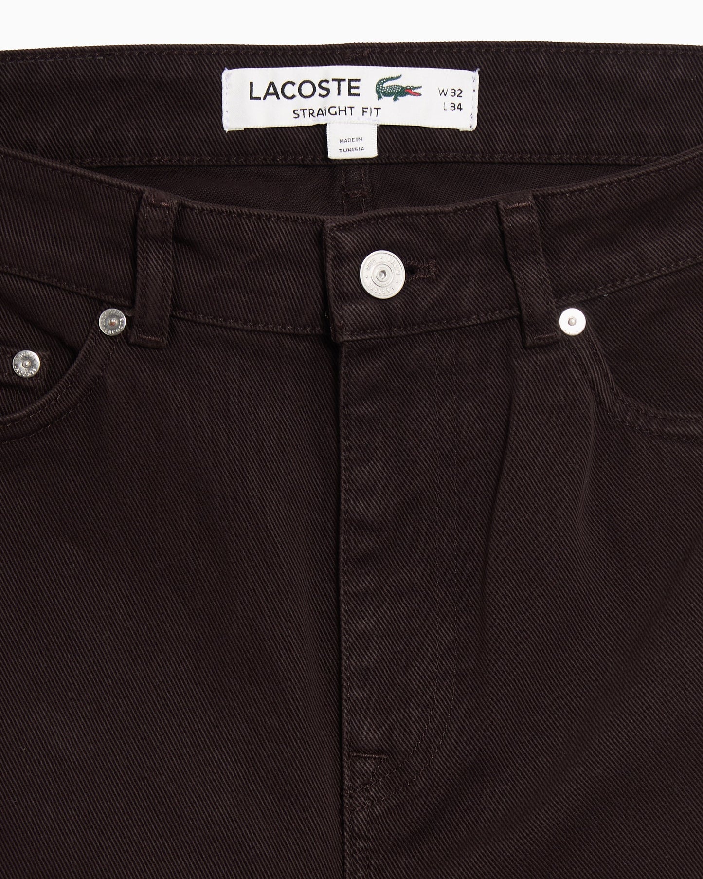 Pantalones vaqueros Straight Lacoste para hombre