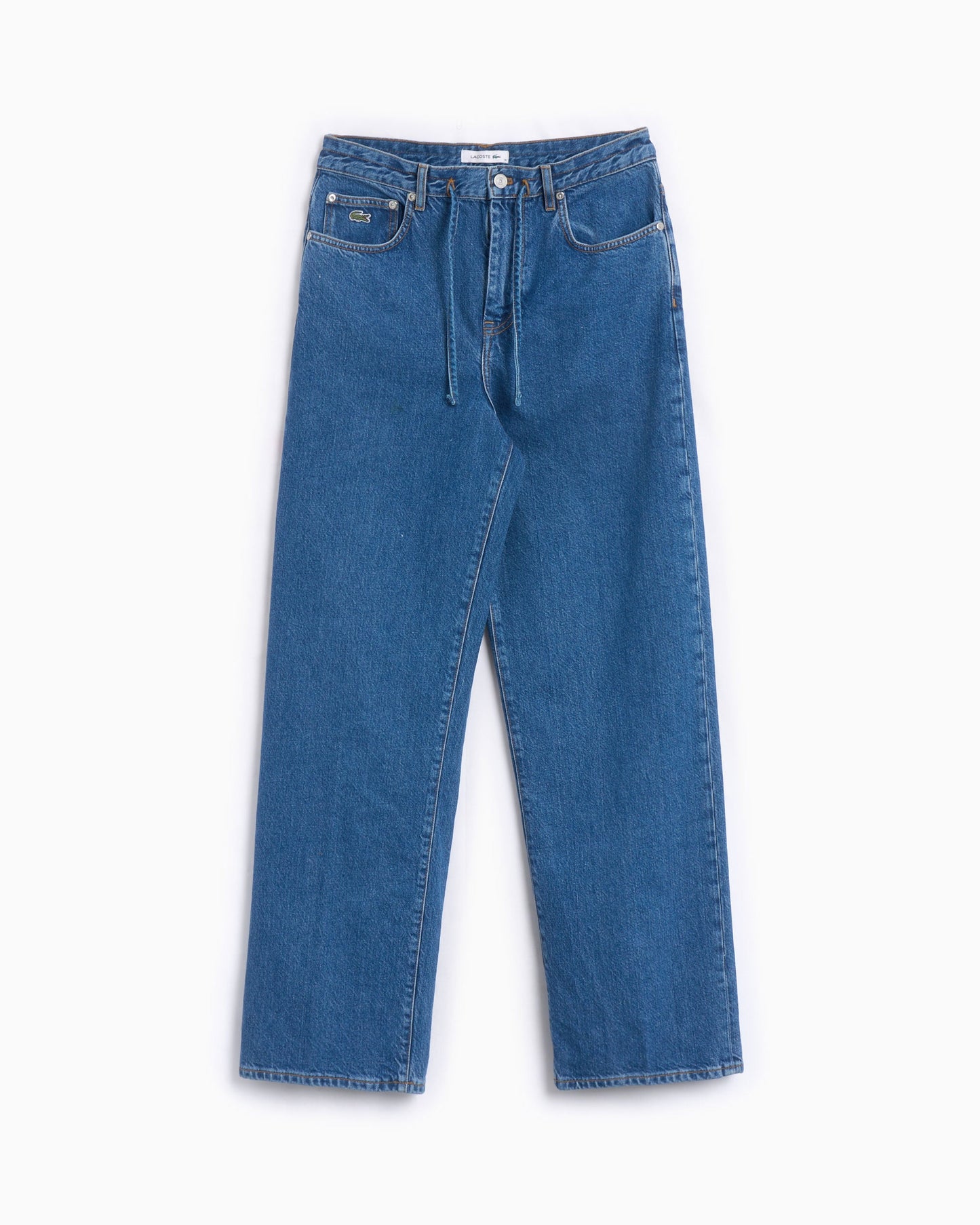 Pantalones vaqueros Relaxed Lacoste Wide Fit Denim Pants para mujer
