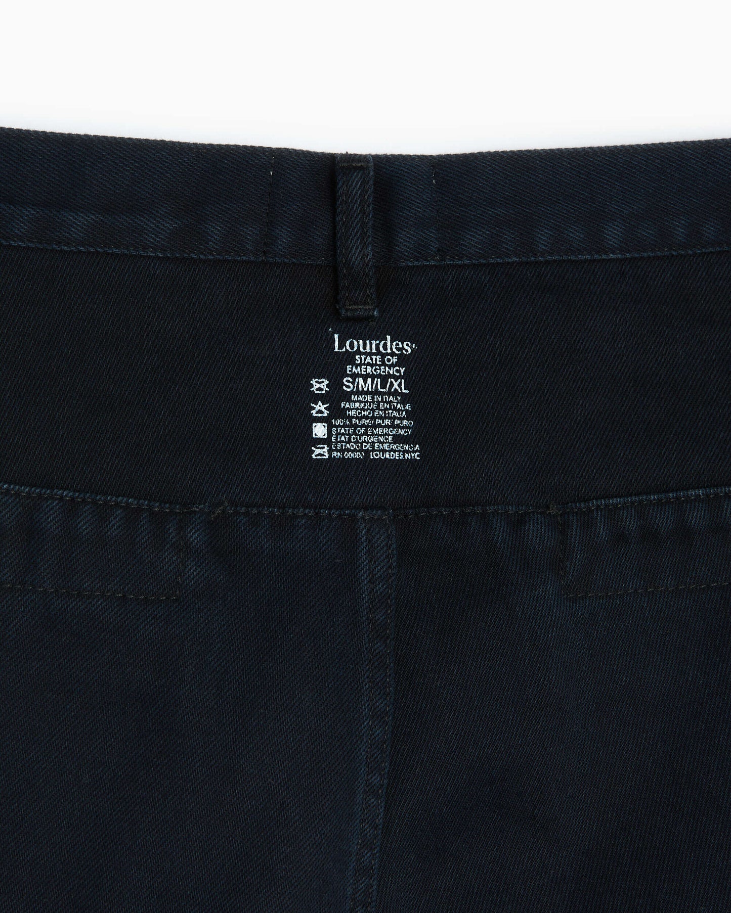 Pantalones vaqueros Lourdes New York Lourdes 10 Pocket Unisex Denim Pants Unisex
