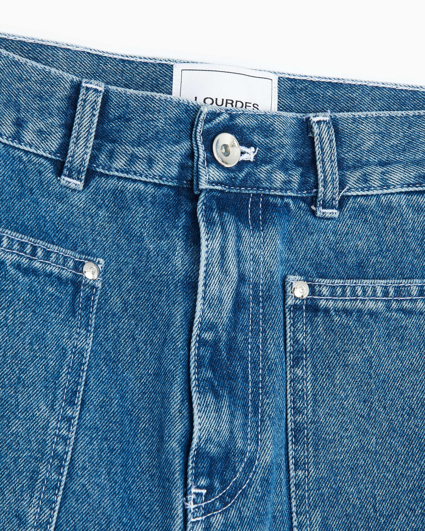 Pantalones vaqueros Lourdes New York Lourdes 20 Pocket Unisex Denim Pants Unisex