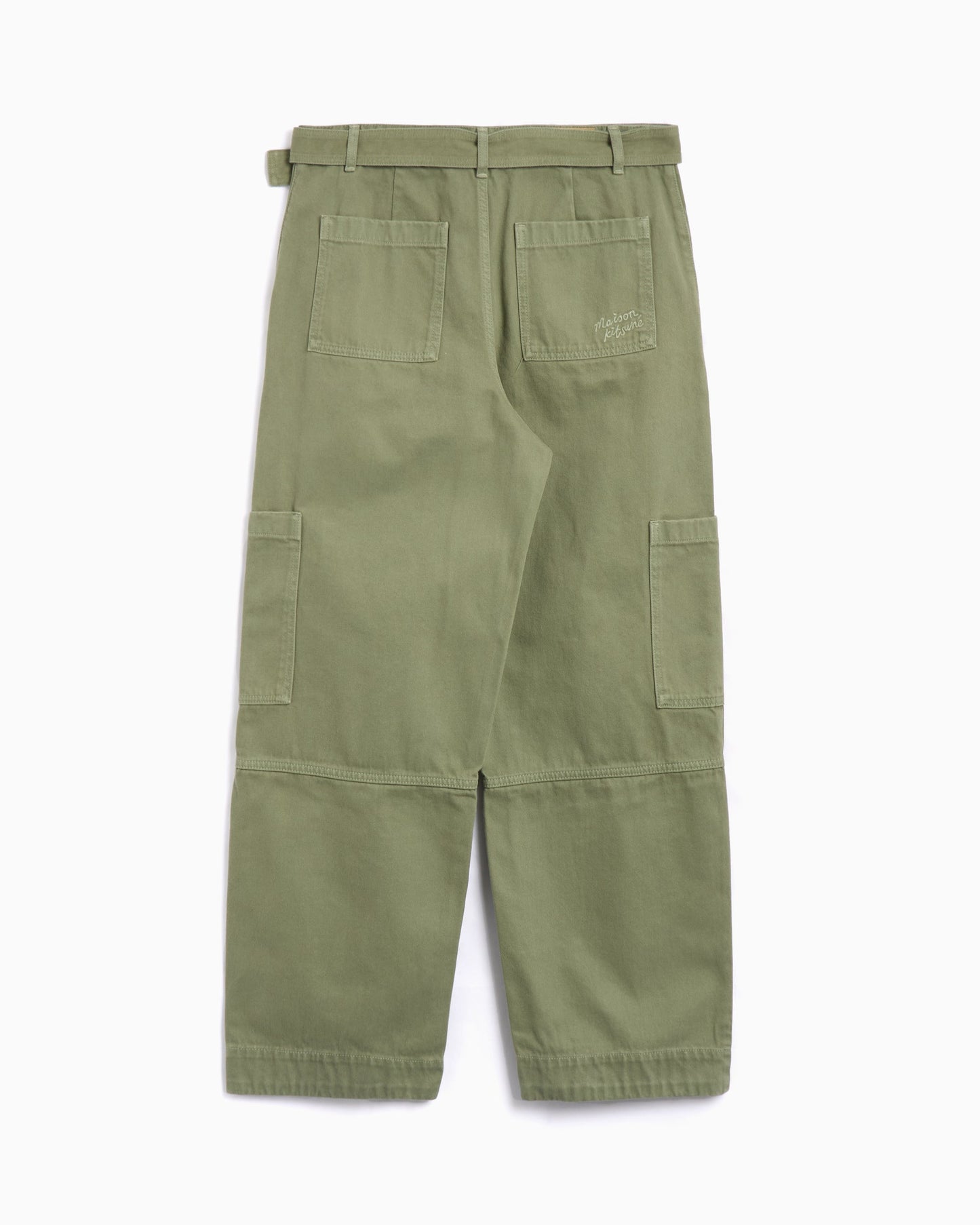 Pantalones vaqueros Cargo Relaxed Maison Kitsuné Maison Kitsuné Belted Men's Denim Pants para hombre