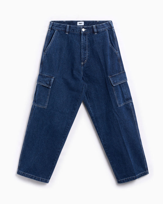 Pantalones vaqueros Cargo OBEY Clothing Big Wig Men's Cargo Denim Pants para hombre