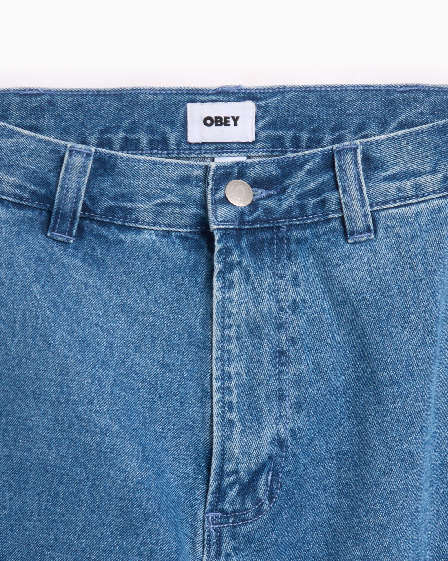 Pantalones vaqueros Relaxed OBEY Clothing Bigwig Double Knee Worker Men's Denim Pants para hombre