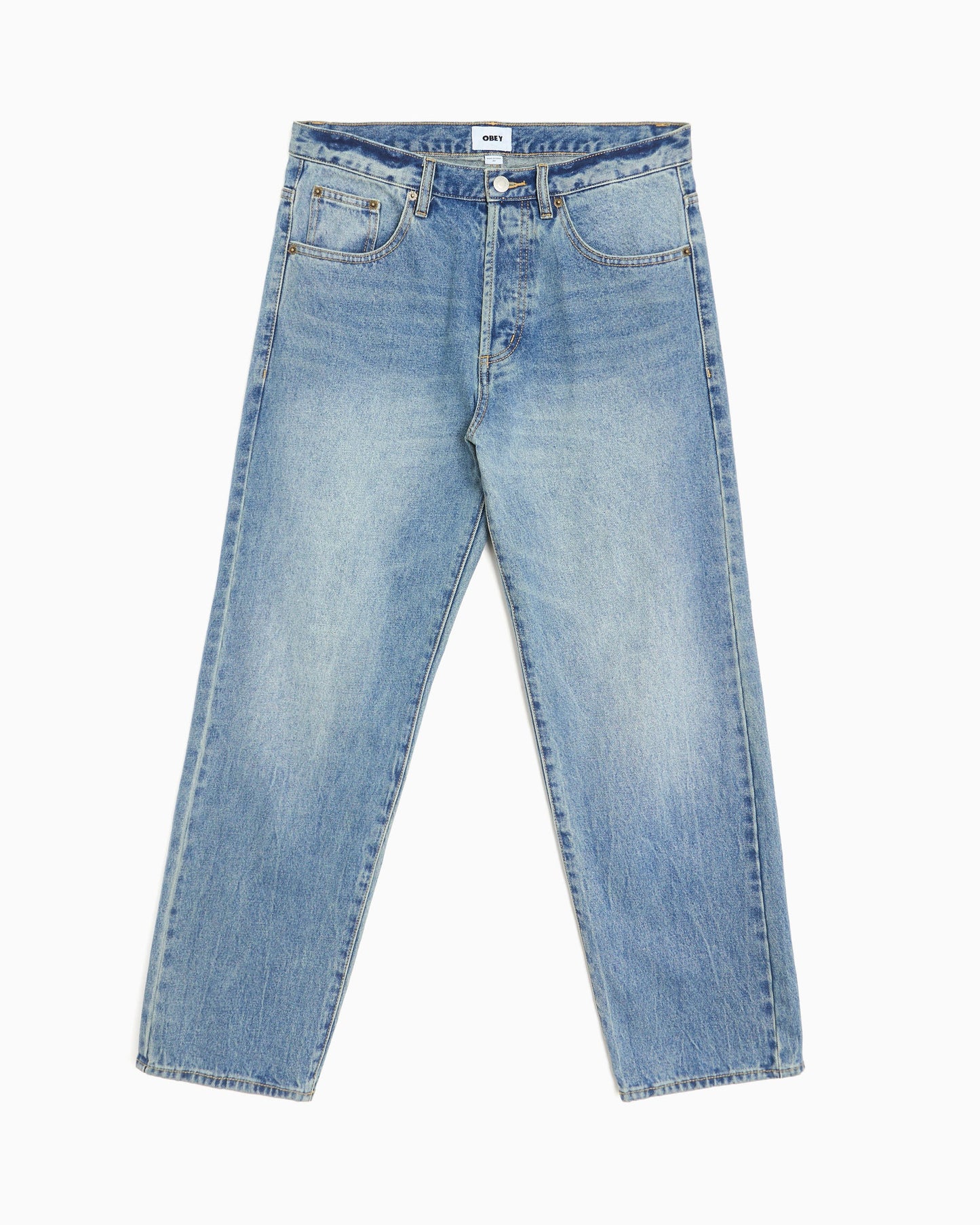 Pantalones vaqueros Straight OBEY Clothing Boxcar para hombre