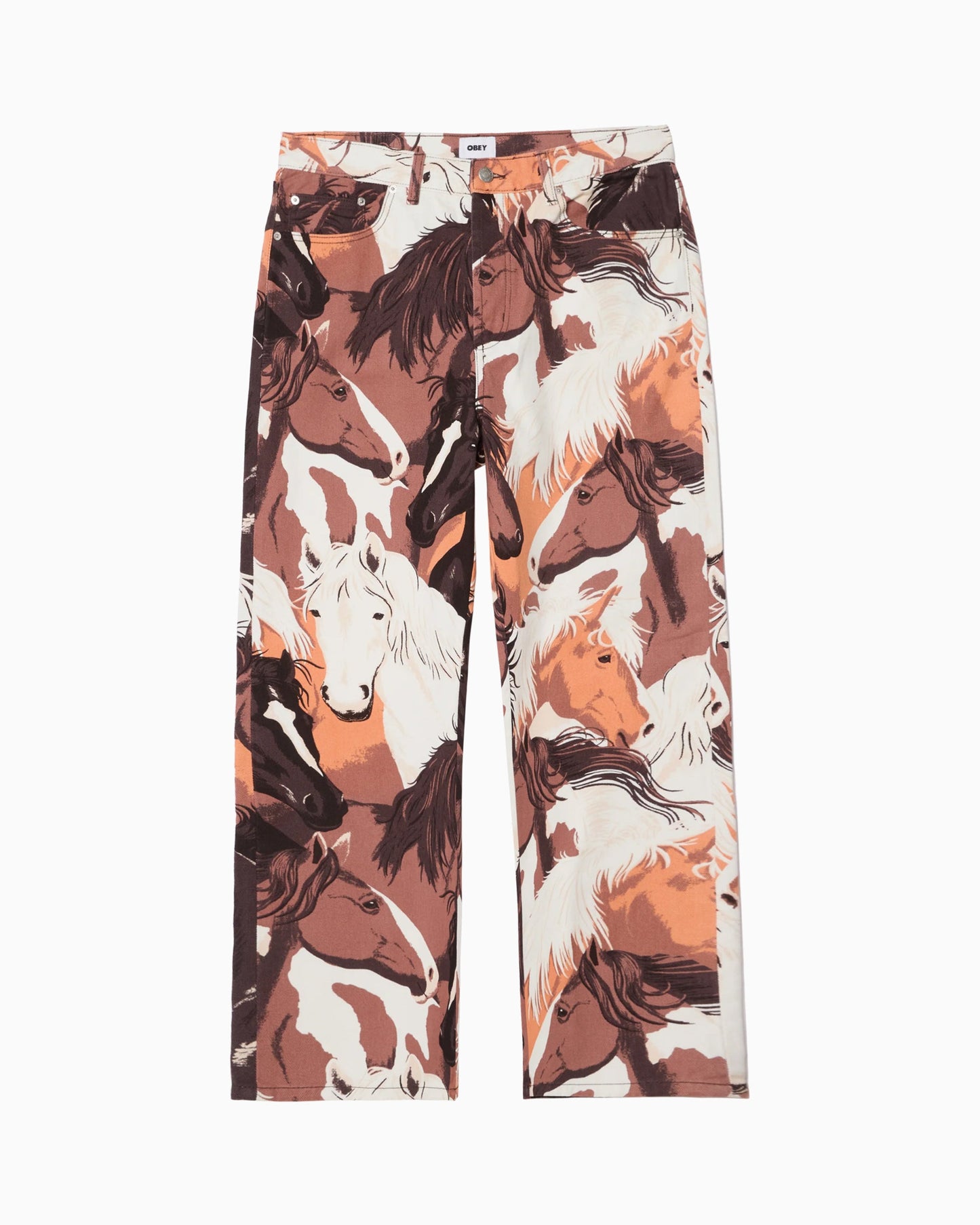Pantalones vaqueros Baggy OBEY Clothing Horses para hombre