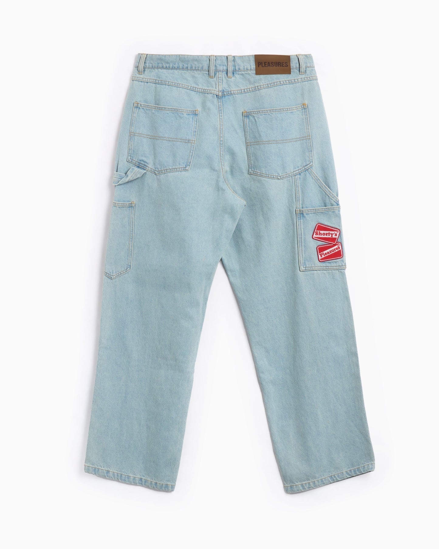 Pantalones vaqueros Carpenter Pleasures x Shortys Men's Box Logo Carpenter Pants para hombre