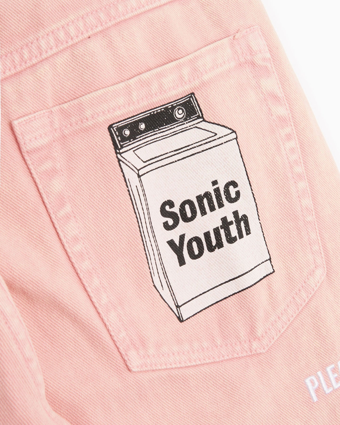 Pantalones vaqueros Pleasures x Sonic Youth Washing Machine Men's Denim Pants para hombre