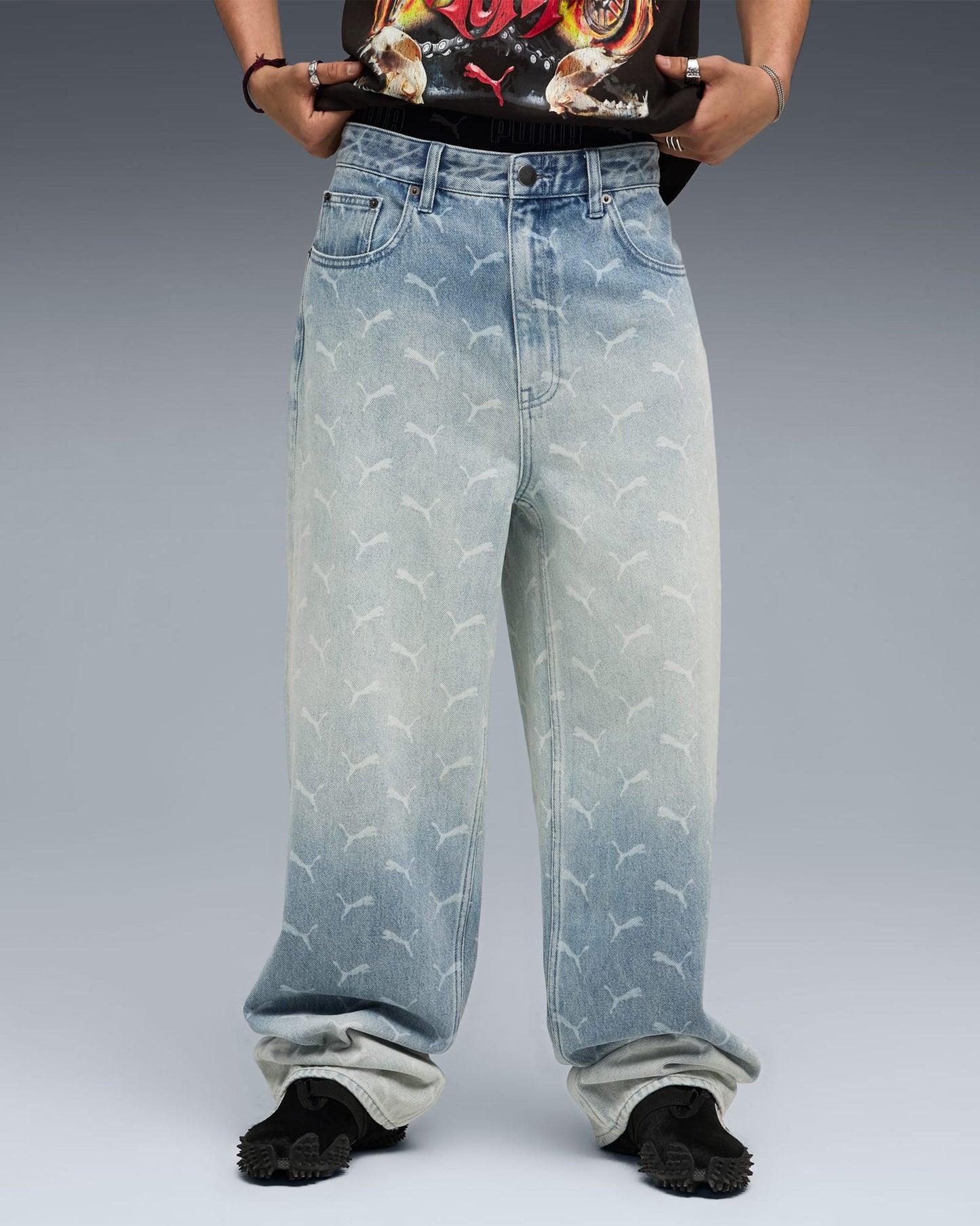 Pantalones vaqueros Baggy Puma x A$AP ROCKY Laser Monogram para hombre