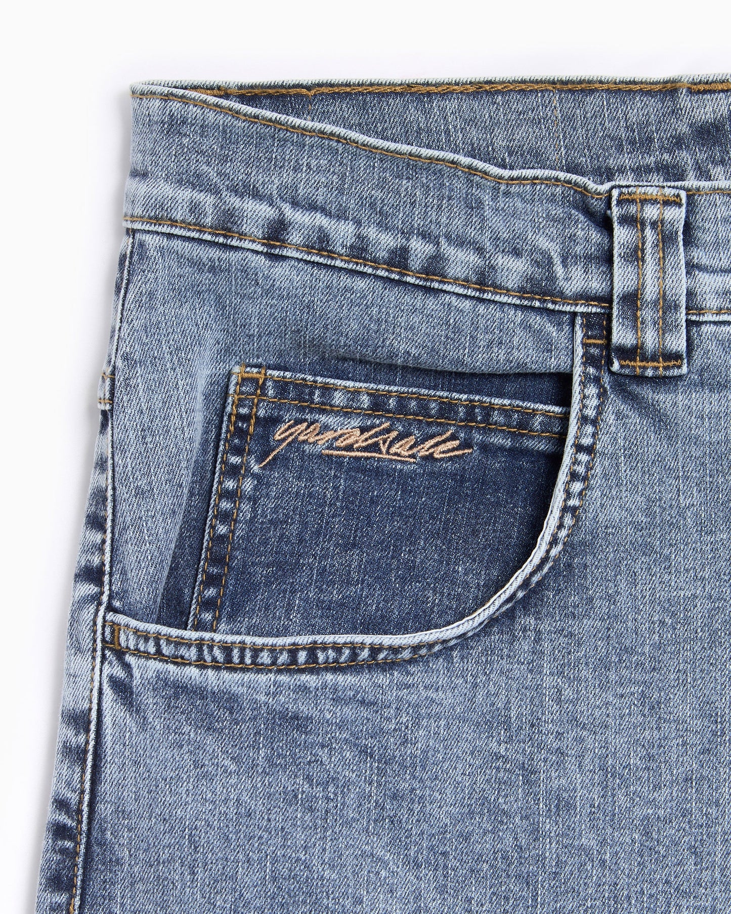 Pantalones vaqueros Straight Yardsale Ivory Slub para hombre