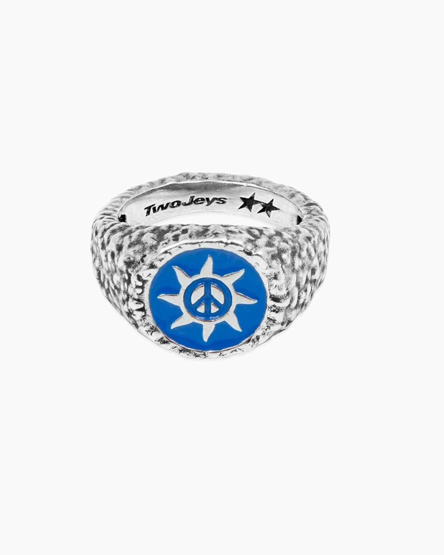 Anillo TwoJeys Enameled Peace Out Unisex