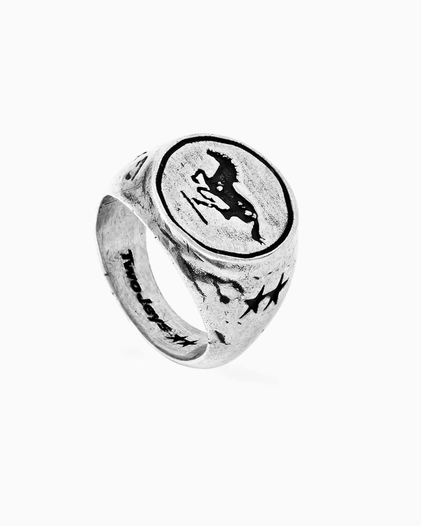 Anillo TwoJeys Galloping Signet Unisex