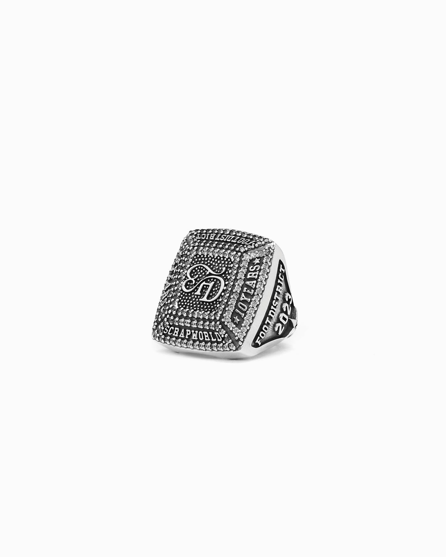 Joyería x ScrapWorld FOOTDISTRICT x ScrapWorld Unisex Ring Unisex