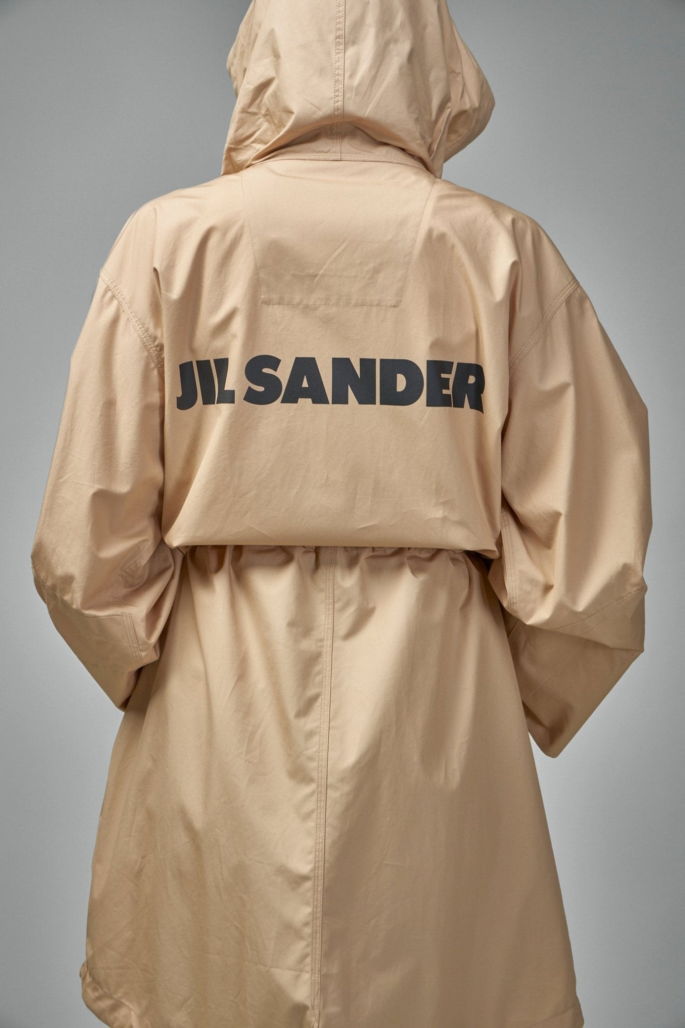 Cotton Hooded Trench Coat