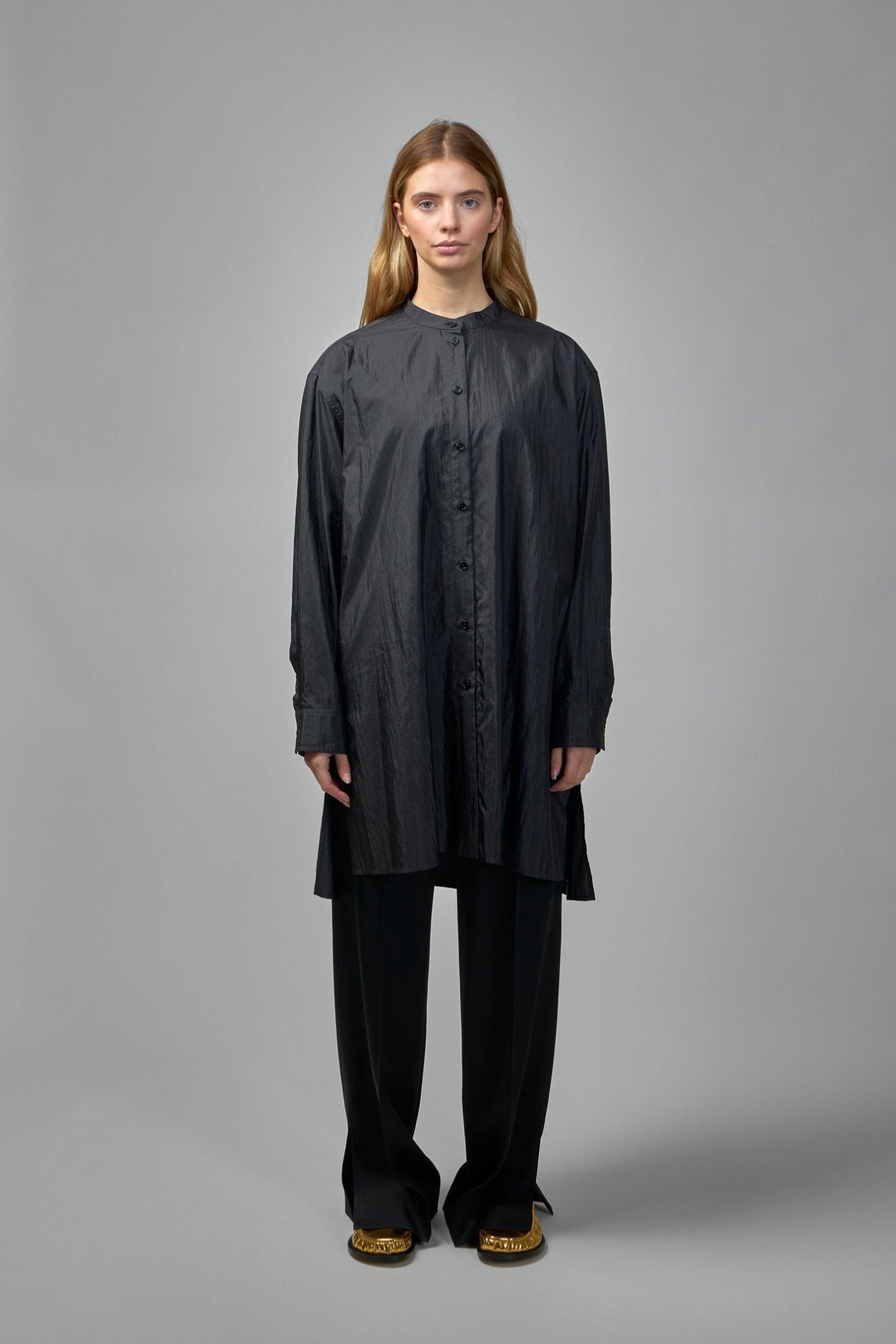 Wool Poplin Shirt