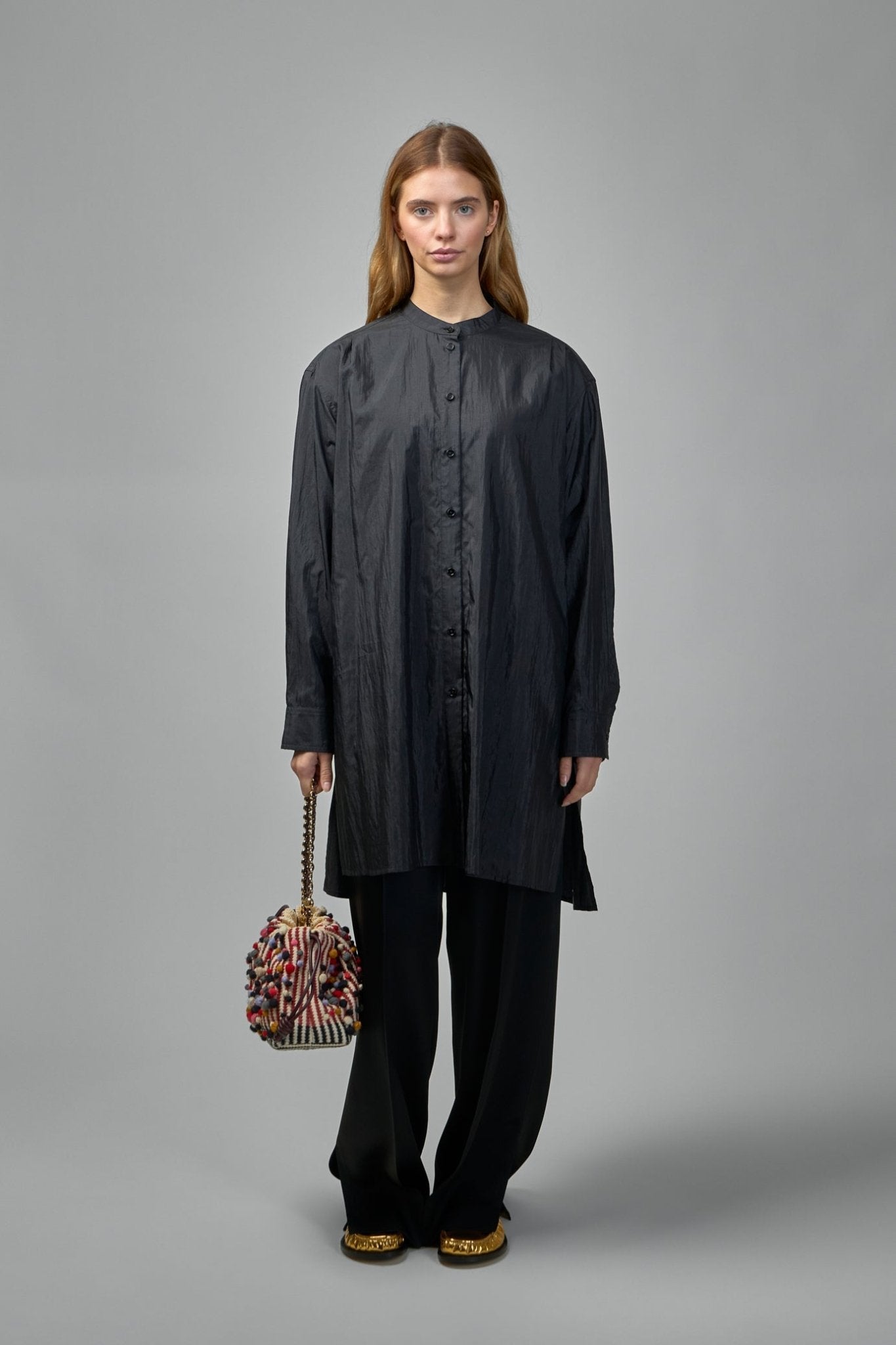 Wool Poplin Shirt