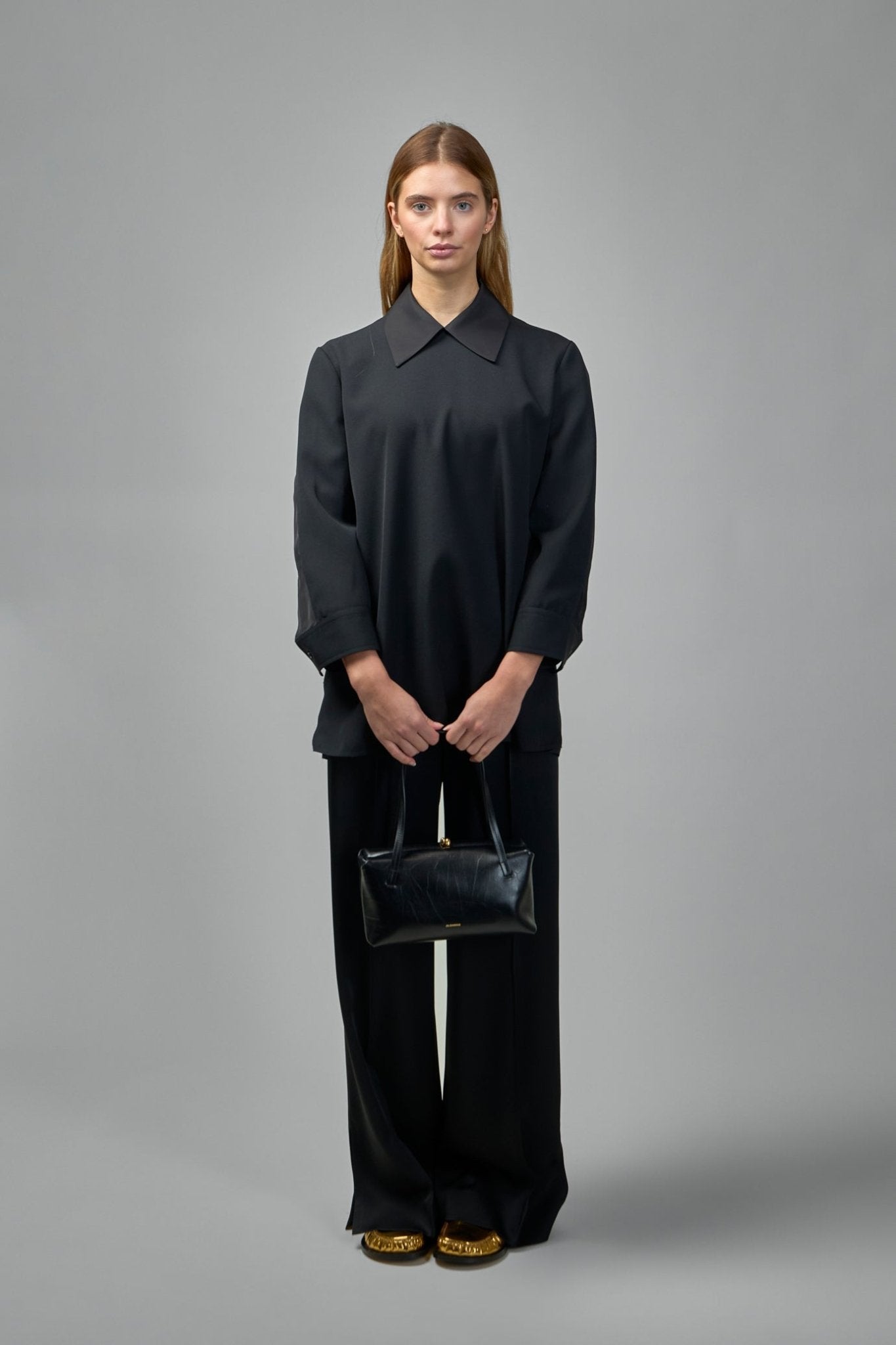 Wool Top With Collar