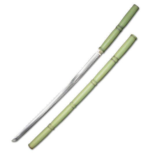 Green Bamboo Shirasaya Sword