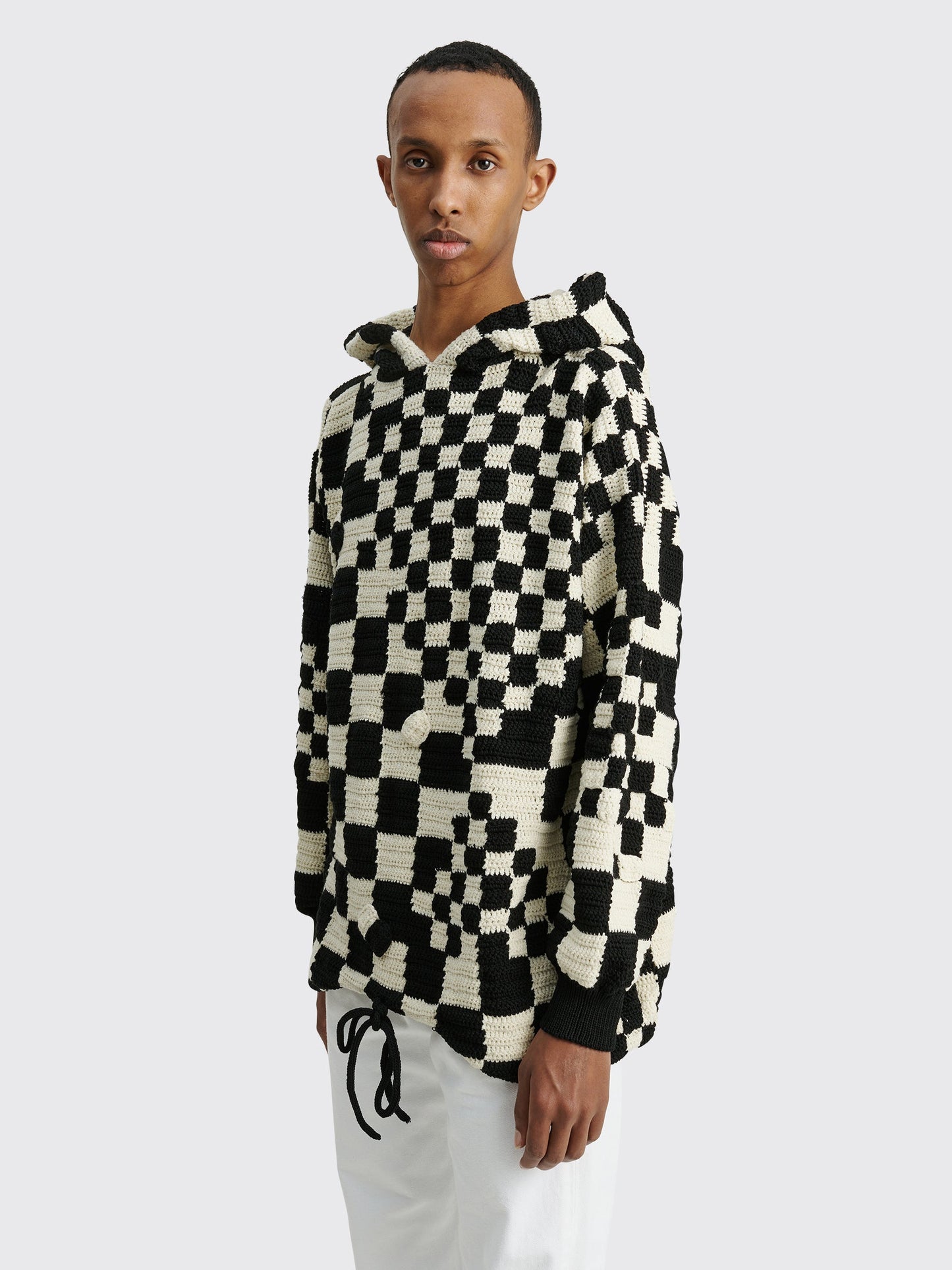 Judy Turner PI Hooded Sweater Black / White