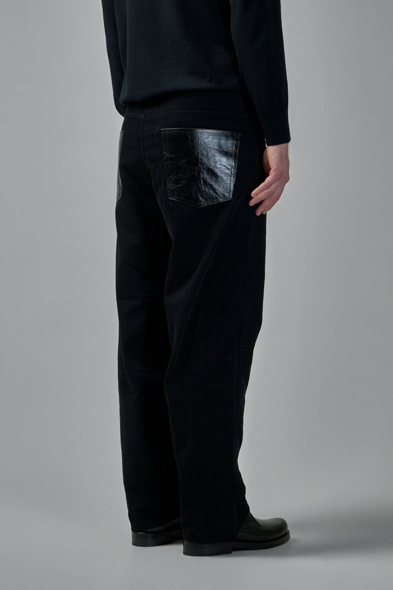 Wide-Leg Corduroy Pants