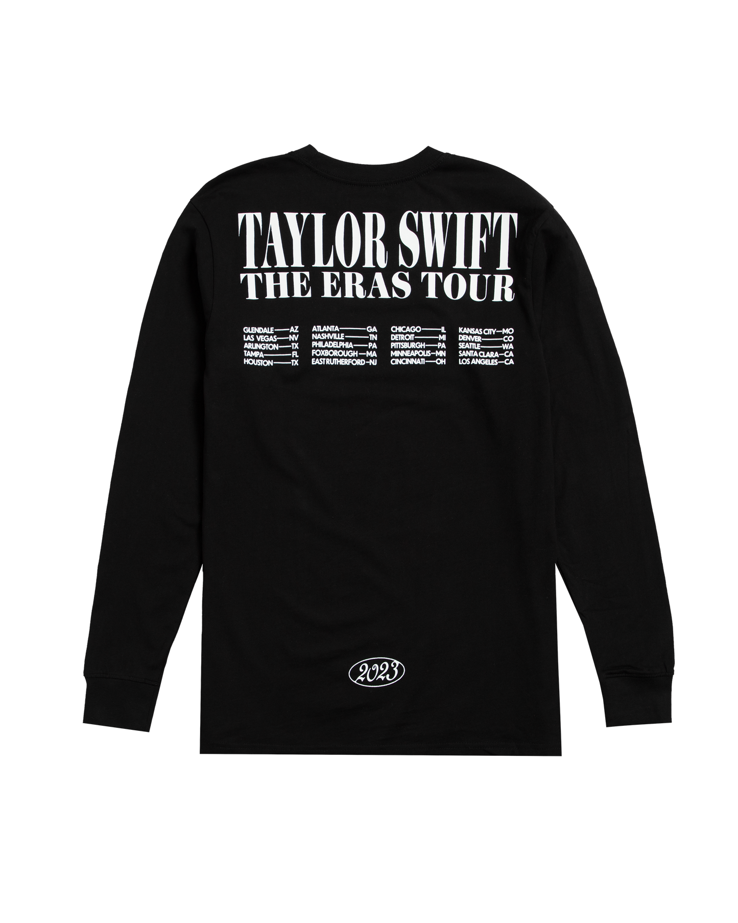 Taylor Swift | The Eras Tour Collage Black Long Sleeve