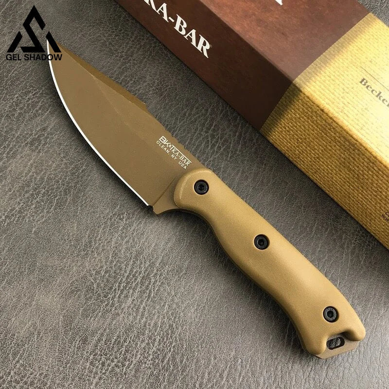GS247-KA-BAR BK18 Short Harpoon Fixed Blade Tactical Outdoor Knife