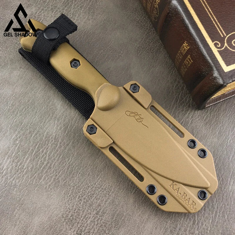 GS247-KA-BAR BK18 Short Harpoon Fixed Blade Tactical Outdoor Knife
