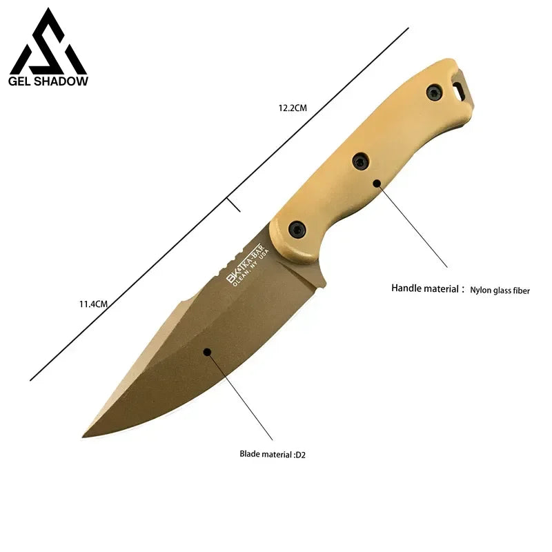 GS247-KA-BAR BK18 Short Harpoon Fixed Blade Tactical Outdoor Knife