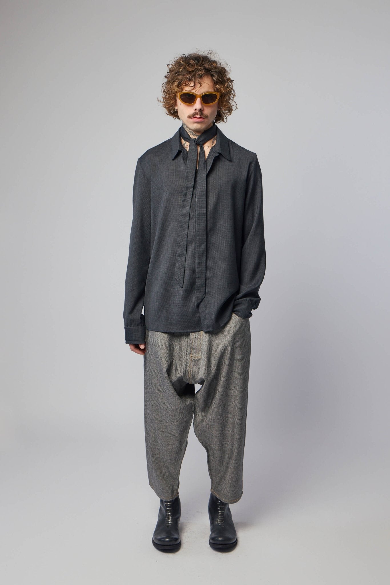 Mens Midfit Shirts with Tie
