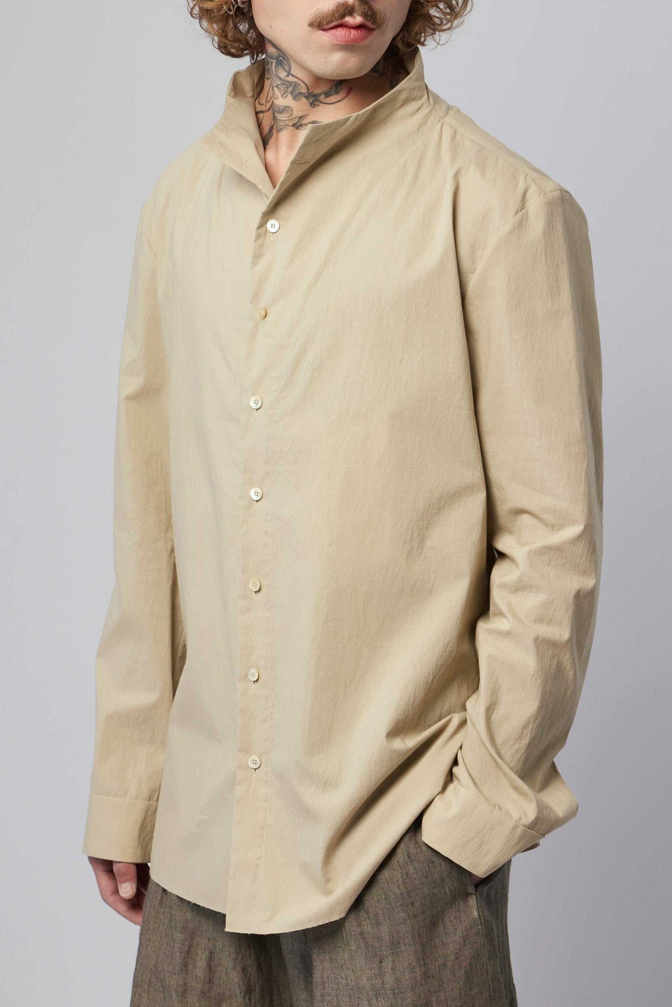 Men's Opened Collar Shirt