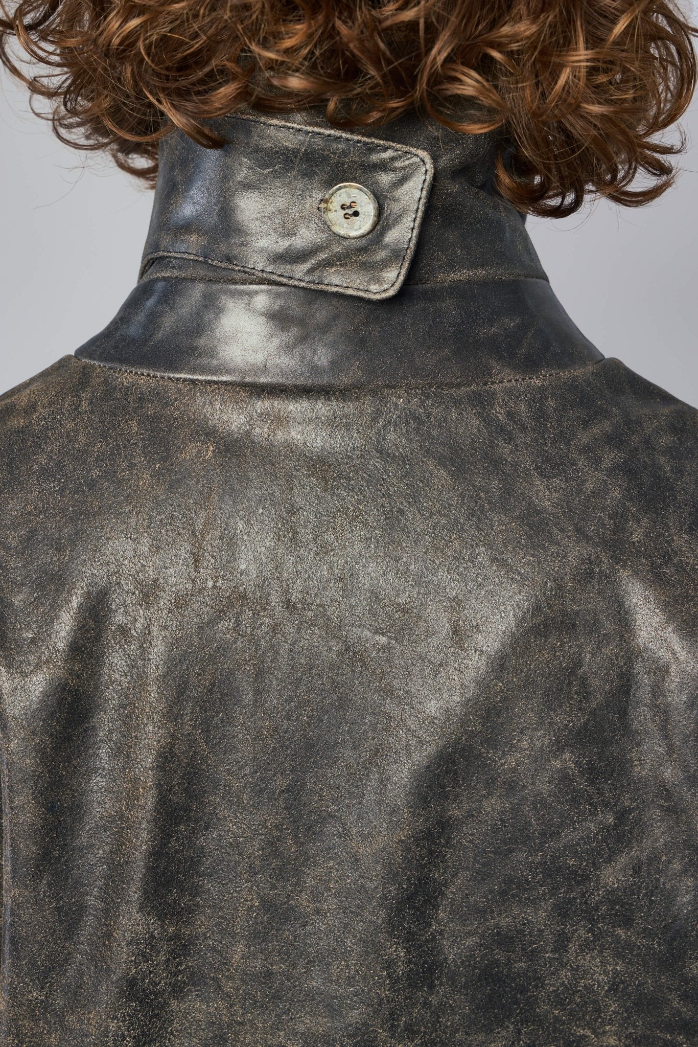 Unisex Oversize Leather Coat