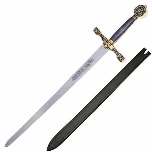 King Arthurs Excalibur Sword Collectors Edition with Leather Sheath