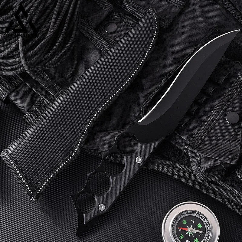 Knuckle Fixed blade Outdoor Survival Tactical Knives-GS119