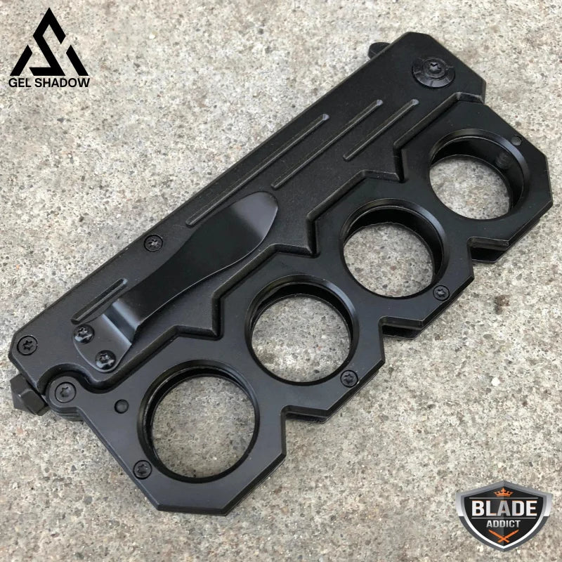 Knuckle Style Tactical Spring Assisted Open Folding Pocket Knife-GS40