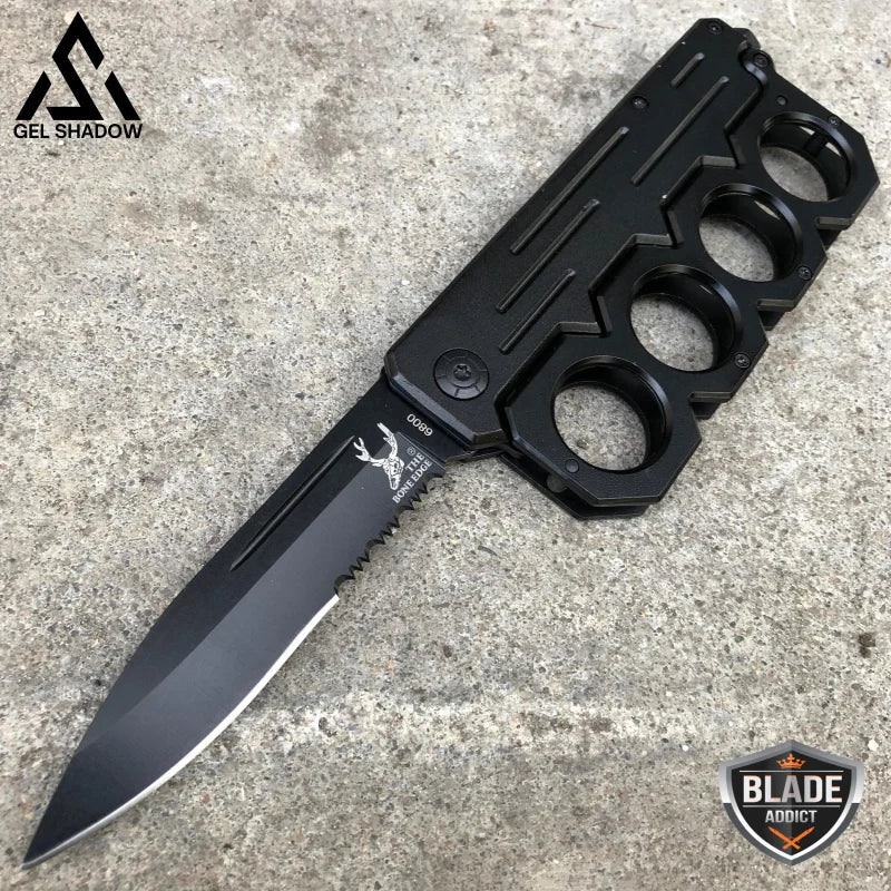 Knuckle Style Tactical Spring Assisted Open Folding Pocket Knife-GS40