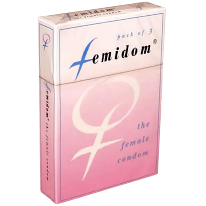 Femidom 3 Pack Female Condoms Non Latex Lubricated