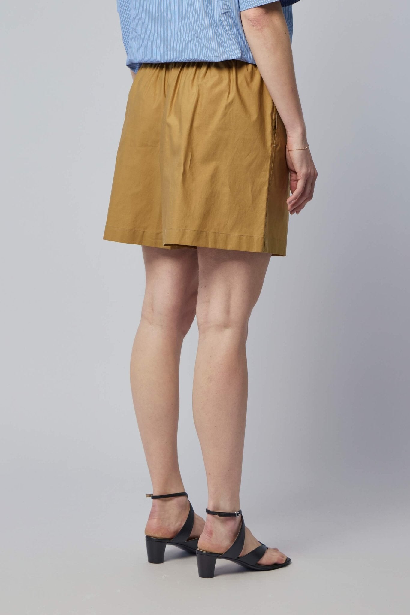 Short Boxer En Coton Et Soie Lavé
