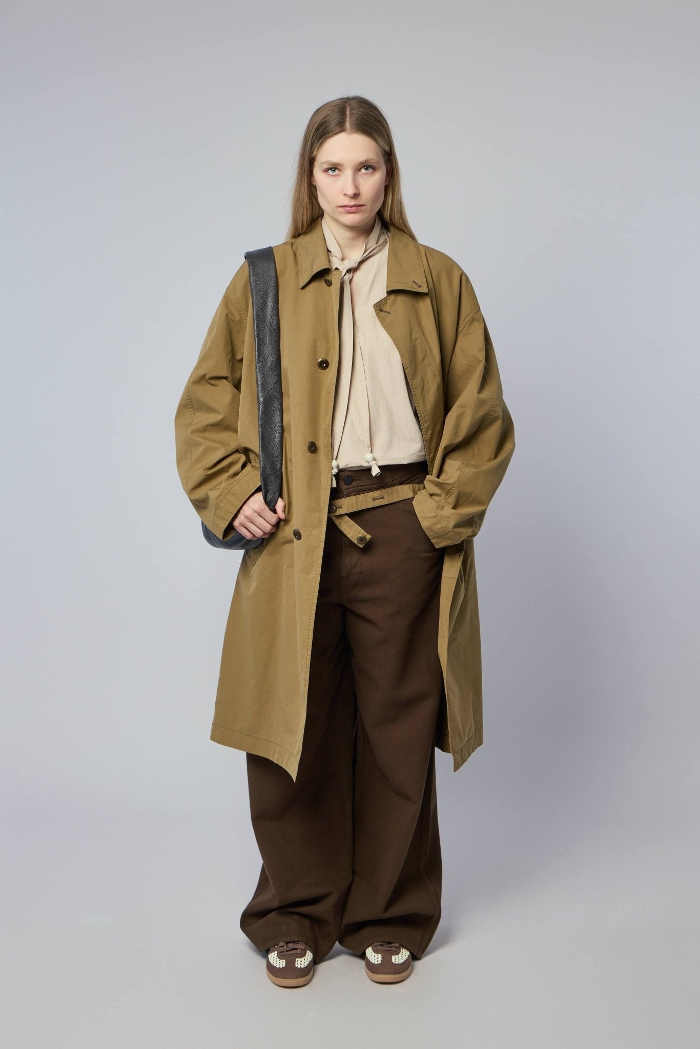 Large Pants in Dyed Broken Twill